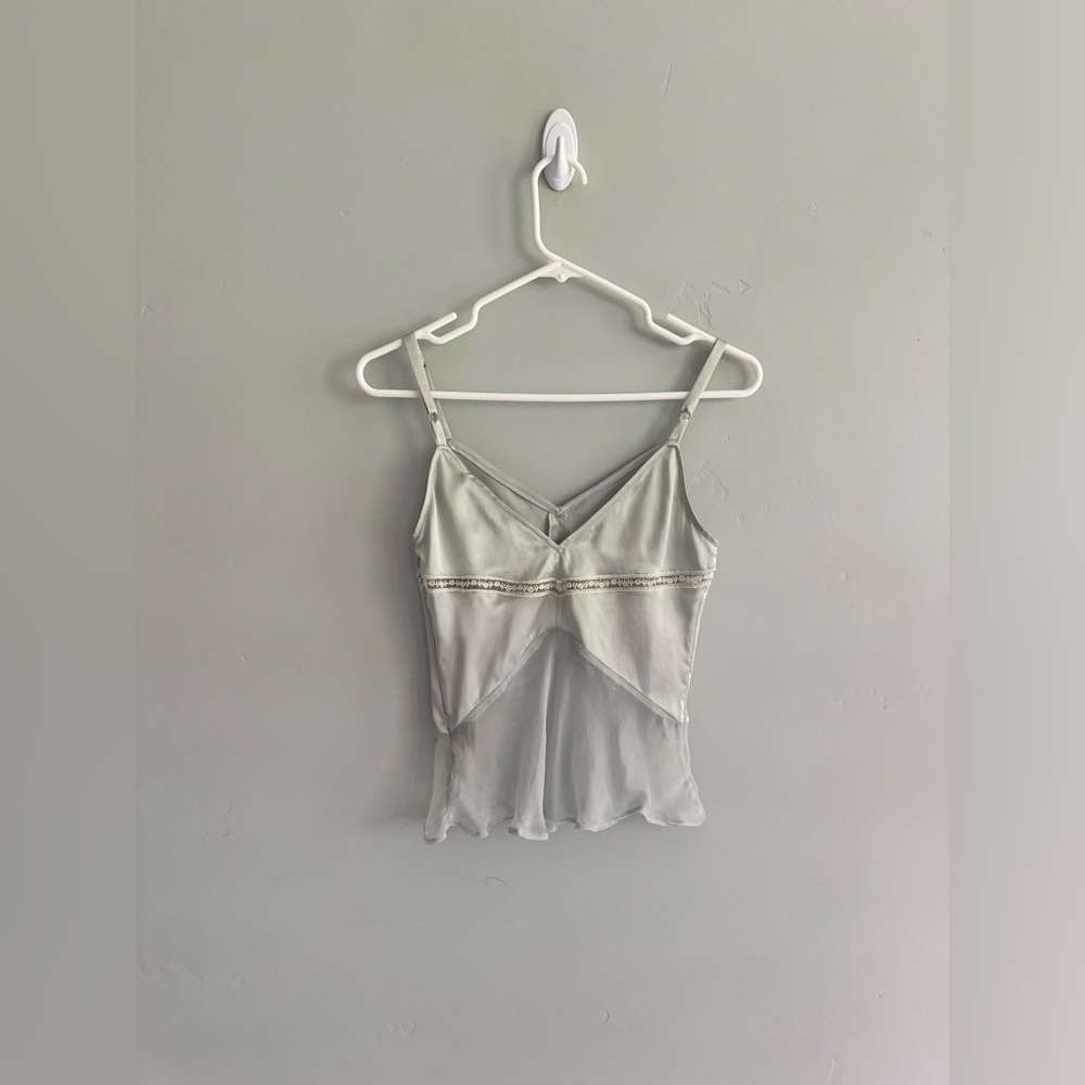 NWT Vintage 1990's Ungaro Sheer Silk Tank Top